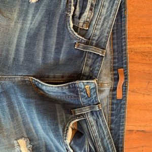 Joe’s Distressed Woman’s Jeans.